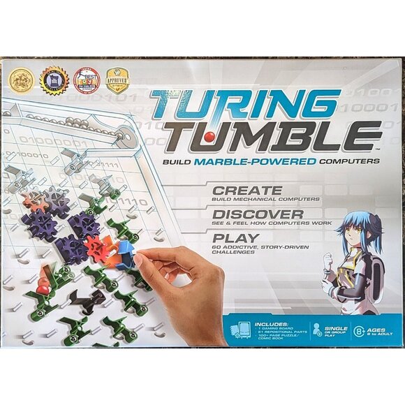Turing Tumble Marble Powered Mechanical Computer Coding Game Anime HARDLY USED - Picture 1 of 6